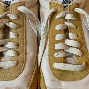 Nike Mustard and White Waffle Athletic Shoes